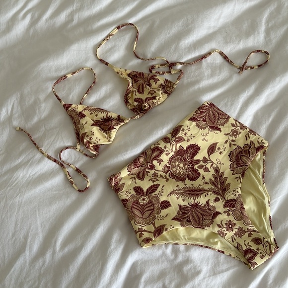 SIR Rei Floral High-Rise Bikini Set - Picture 4 of 4